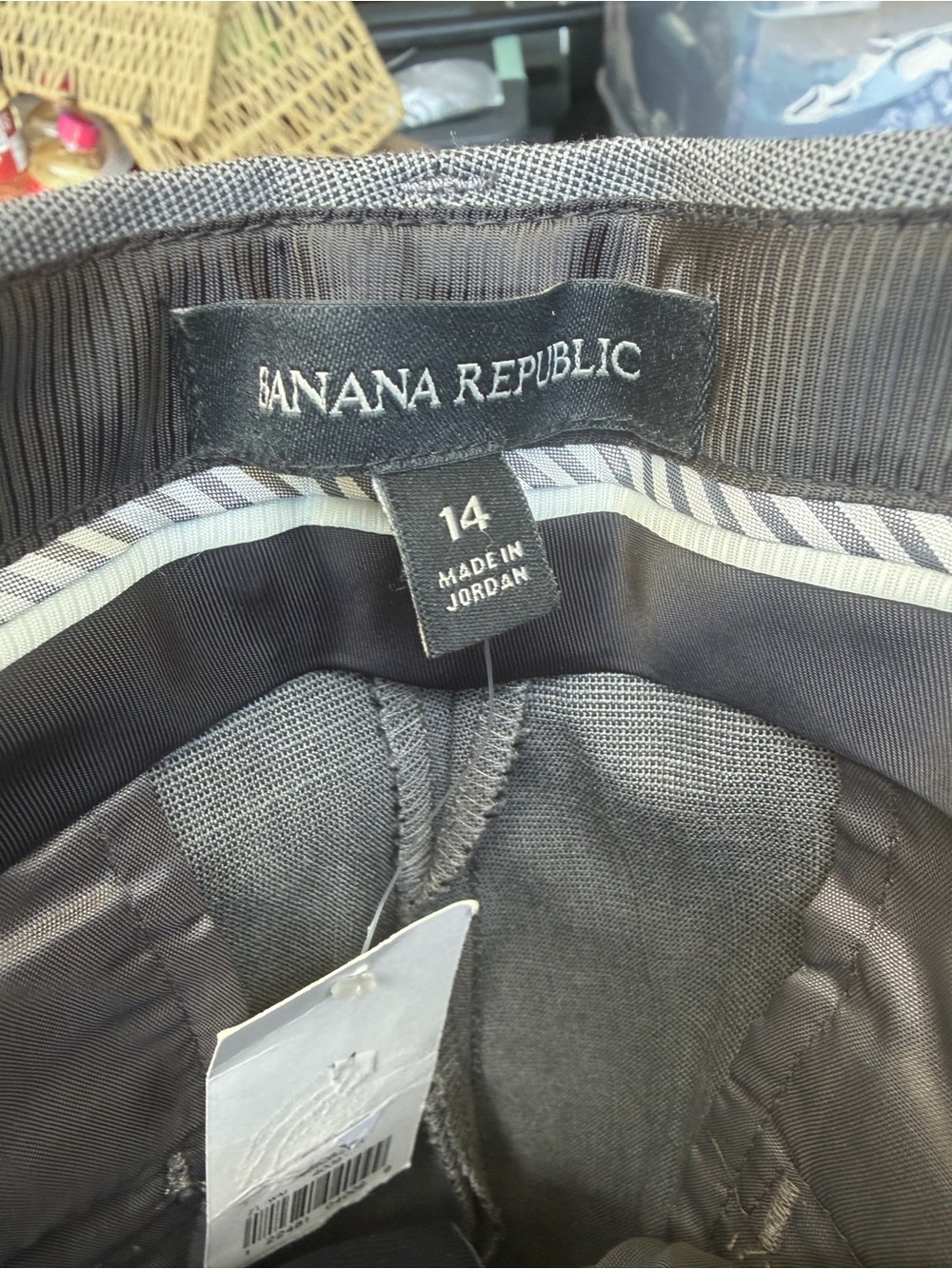 Banana Republic Gray Women's Logan Trousers (Size 14)
